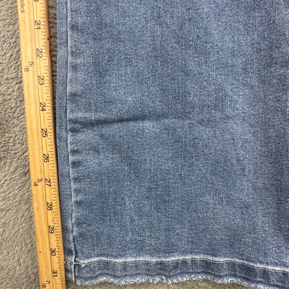 Kancan Womens Jeans Size 28 W9 High Rise Flare Cargo‎ Denim Blue - Picture 8 of 16
